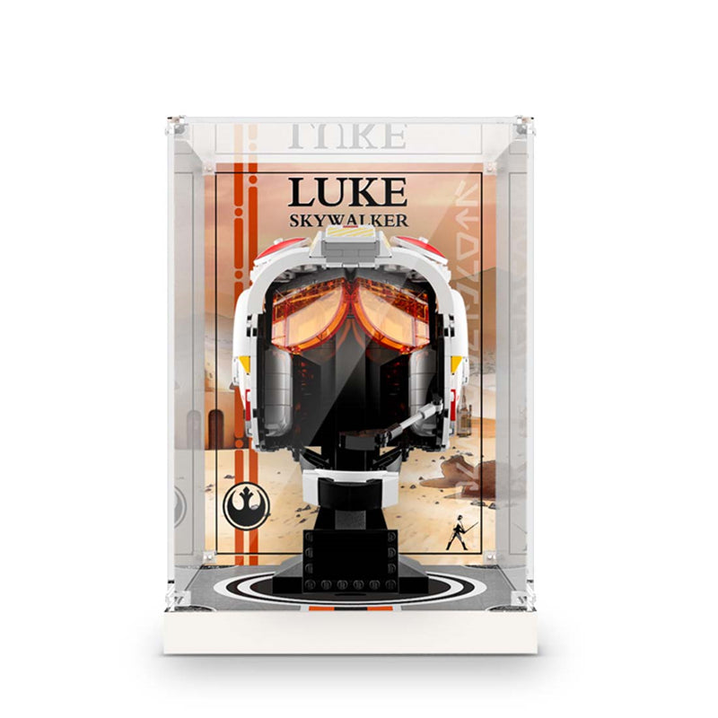 Display Case for Luke Skywalker Helmet 75327