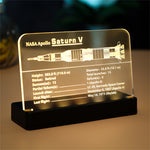 LED Nameplate for Apollo Saturn V 92176