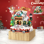 LOZ 1238 Christmas House Music Box