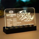 LED Nameplate for 1989 Batwing (76161)