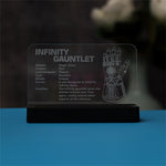 LED Nameplate for Infinity Gauntlet 76191