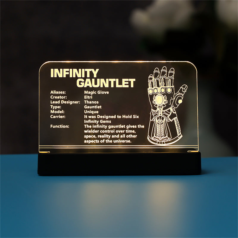 LED Nameplate for Infinity Gauntlet 76191