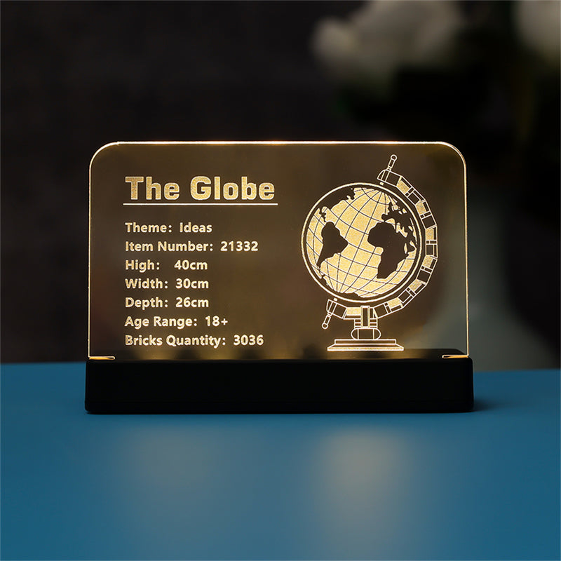 LED Nameplate for The Globe 21332